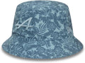 Chapeau bob – à motifs, bleu