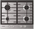 Table de cuisson à gaz Hoover 4 feux en fonte inox 60 cm