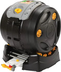 Composteur Rotatif Hozelock Easymix 2-en-1, 100L, Accélère le Compostage en 8 Semaines, Réservoir de Jus, Noir