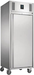Armoire Congélateur Polar U-Series 650W, 550L, Acier Inoxydable, -22°C à -18°C, Porte Verrouillable, Classe Énergétique D