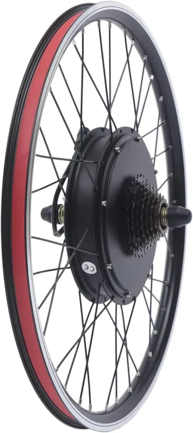Ensemble de Conversion Vélo Électrique 26' 48V, Écran LCD, 1500W, 7 Vitesses