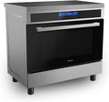 Four et Cuisinière à Induction KKT KOLBE 90 cm, 108L, 4 Zones Flexibles, 15 Niveaux de Chaleur