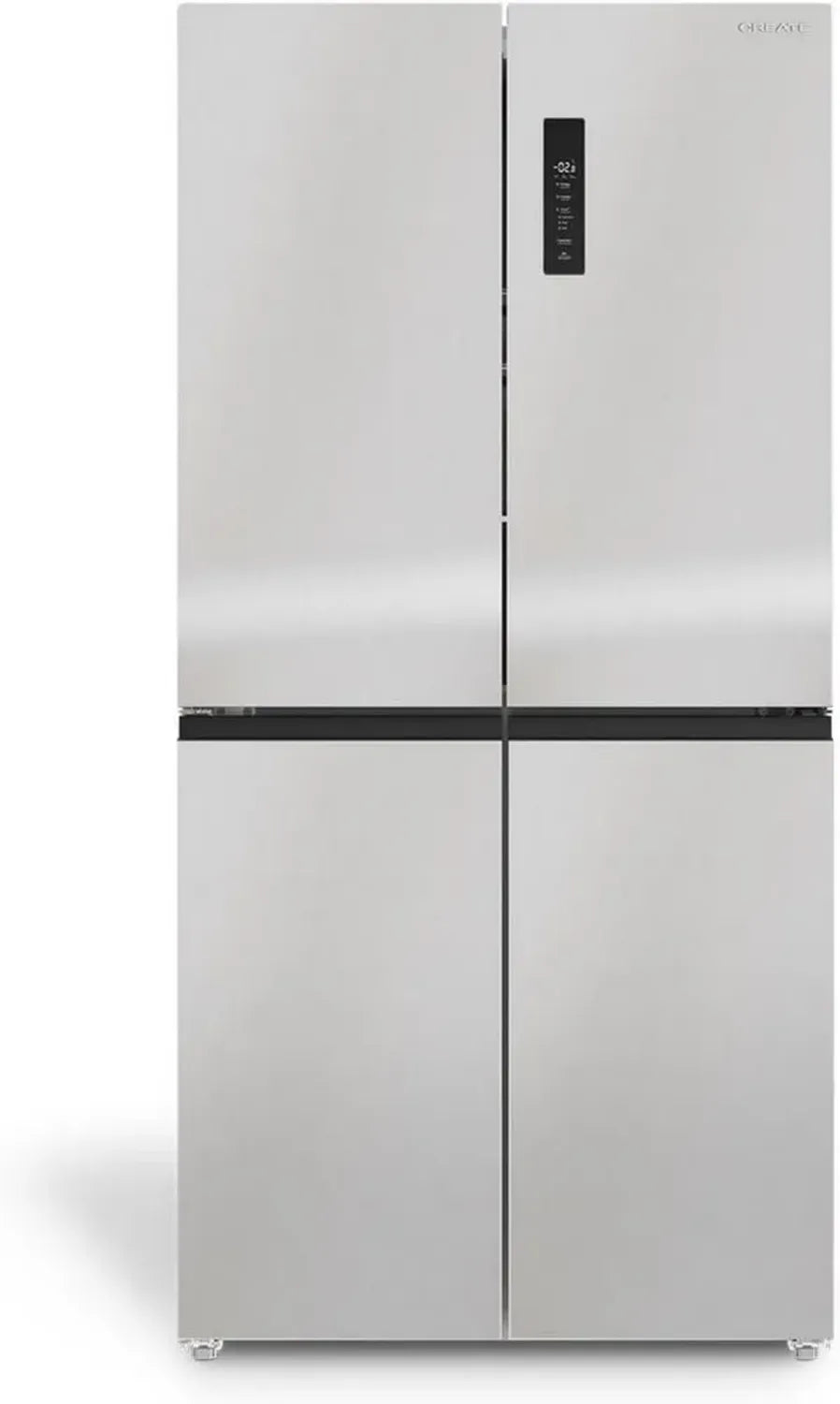 Réfrigérateur 4 Portes Inox 503L - No Frost, Antibactérien, Commande Tactile