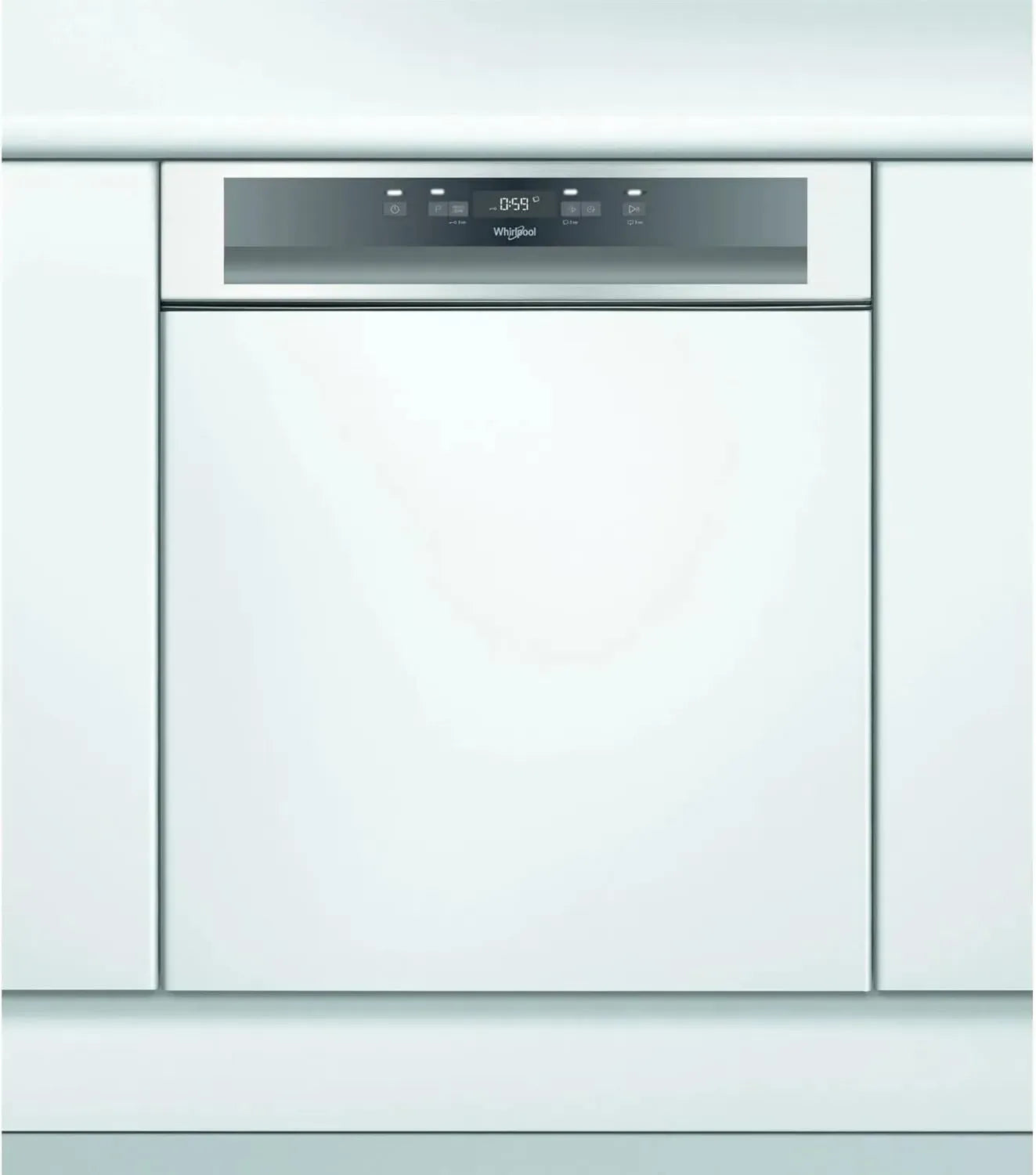 Lave-vaisselle WHIRLPOOL WBC3C34PX en Inox, Silencieux et Efficacité Énergétique