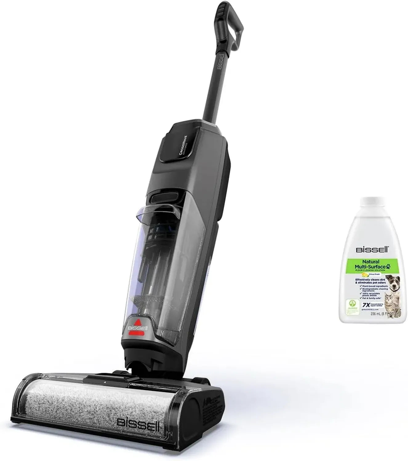 Bissell CrossWave OmniForce, Aspirateur Balai et Laveur sans Fil pour Multi-Surfaces