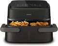 Philips Airfryer Série 1000 avec Panier Amovible - Capacité 7.1L, Technologie RapidAir, 10 Programmes, Réduction de Graisses 90%, Compact, Compatible HomeID