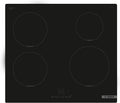 Plaque de cuisson électrique Bosch Série 4, 3 zones, 60 cm, 5700W, Noir