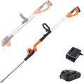 Taille-haie sans-fil Yard Force 20V - Longueur 41 cm, tête ajustable, batterie Li-ion