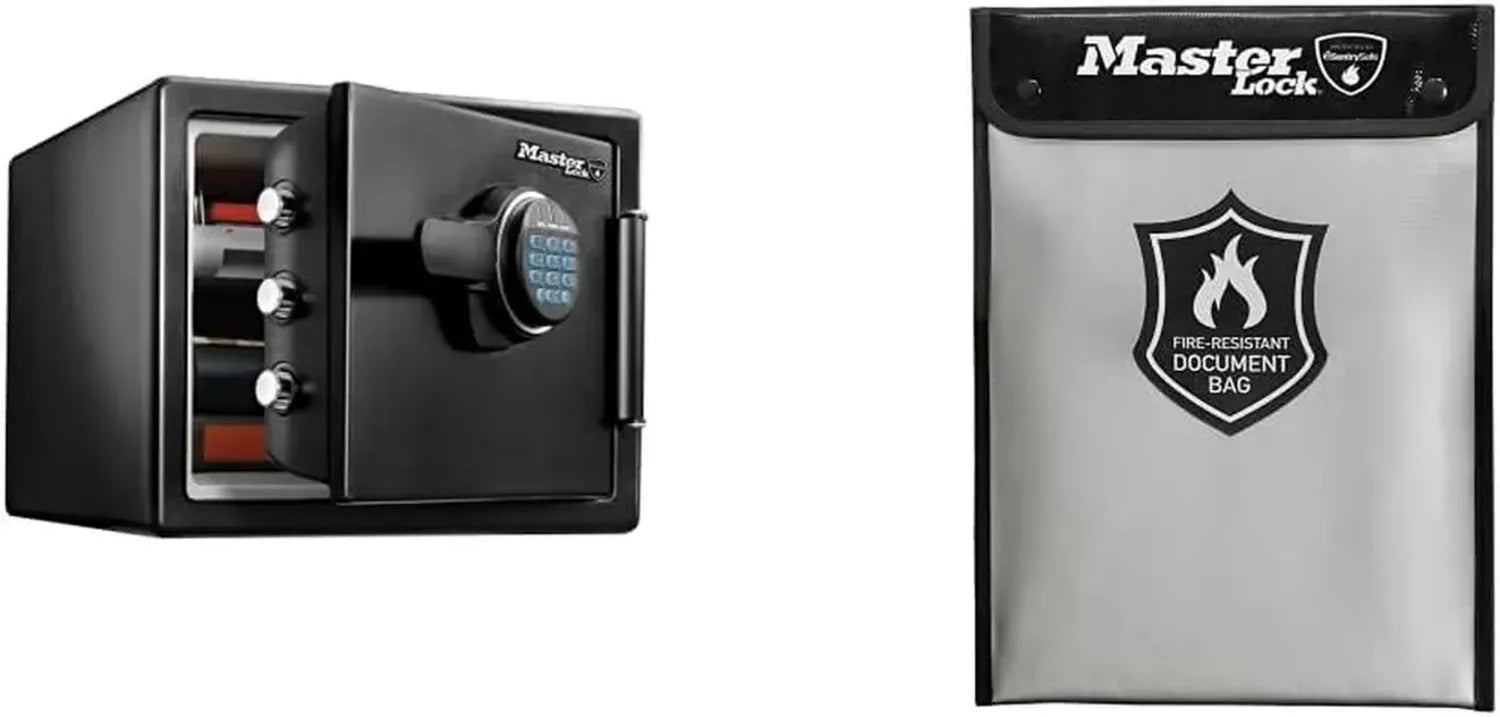 Coffre-fort Sûr Master Lock, Ignifuge et Étanche, 22.8L, Protéger Vos Documents