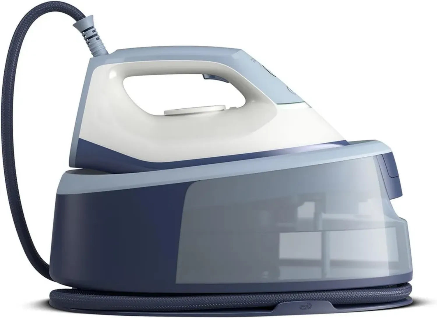 Philips Centrale Vapeur 3000 - 2400W, 350g Pression, 6 Bar, Semelle Céramique, Compact Léger, Réservoir 1.4L, Modèle Azur