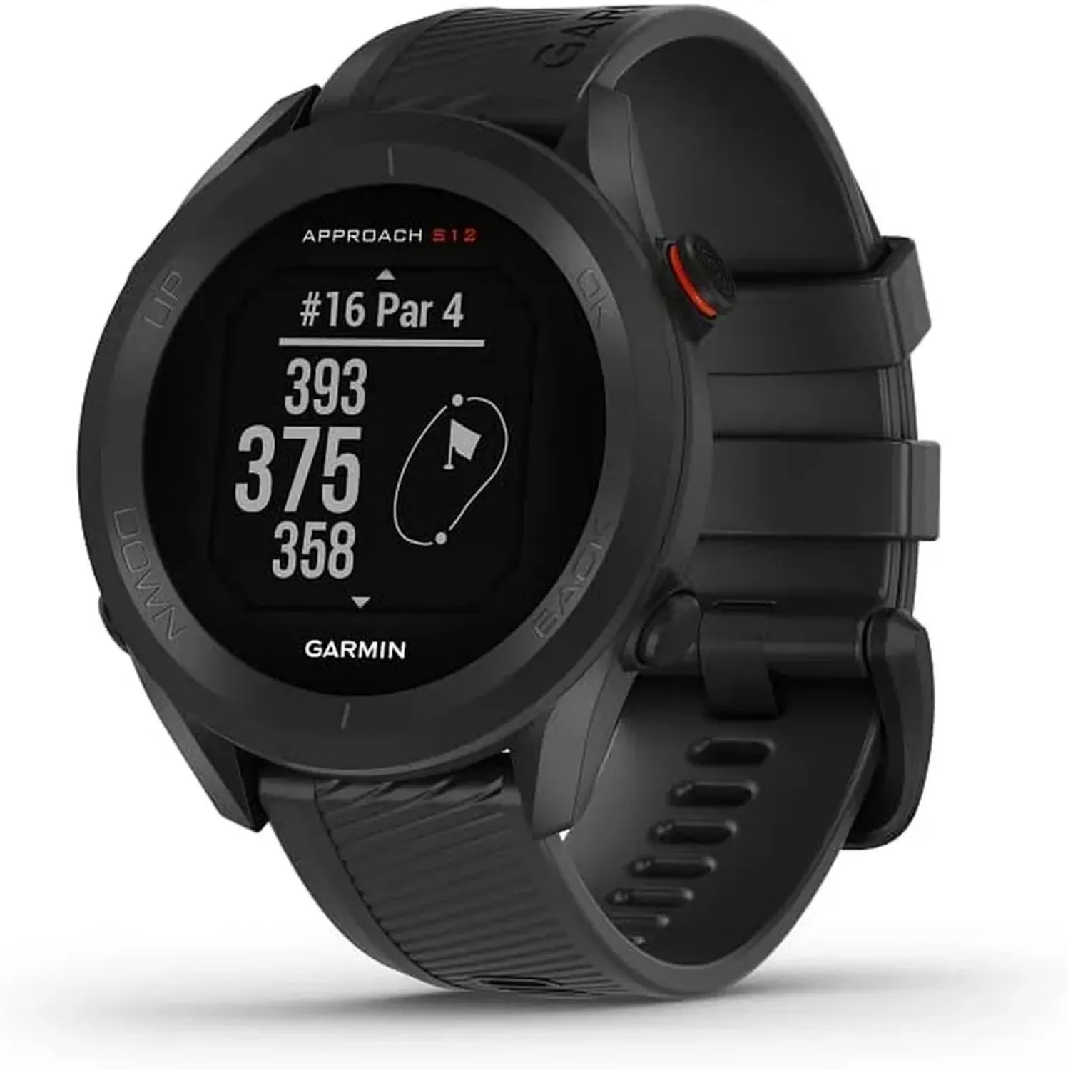 Garmin Approach S12 Montre GPS 43 mm Noir avec Écran MIP