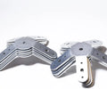 Kit de Connecteurs en Acier pour Dôme Géodésique 1V - Utilisation Extérieure: Serre, Hamac, Atelier, Abri de Jardin, Poulailler