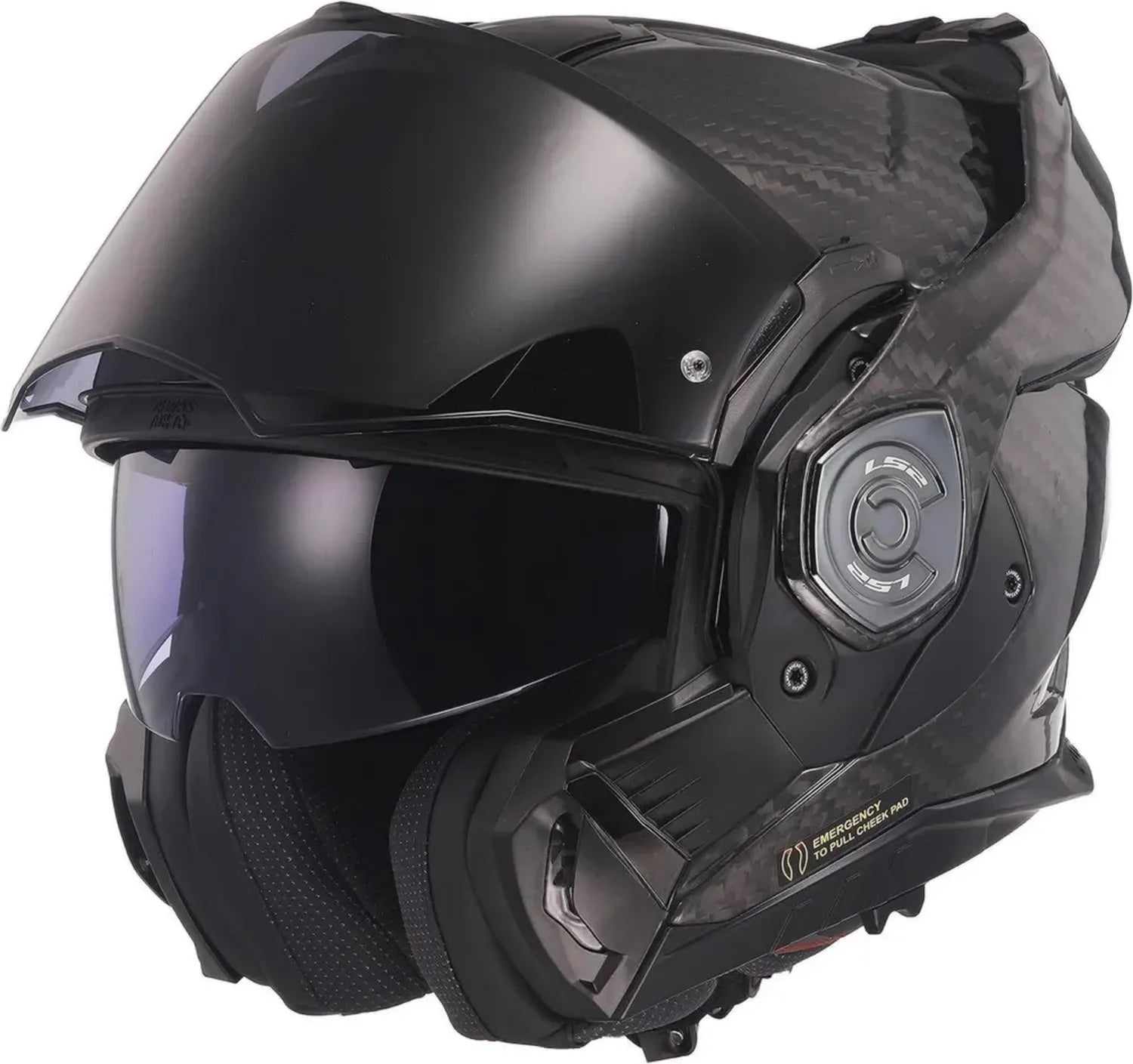 Casque Moto Modulable LS2 ADVANT X Carbone Brillant