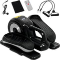 Vélo Électrique de Bureau SPORTNOW avec Télécommande, Écran LCD et 12 Vitesses Réglables, Inclut Tapis Antidérapant, Noir