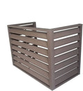 Cache-climatiseur extérieur en aluminium, résistant aux intempéries, protection durable, dissimulation des unités CVC