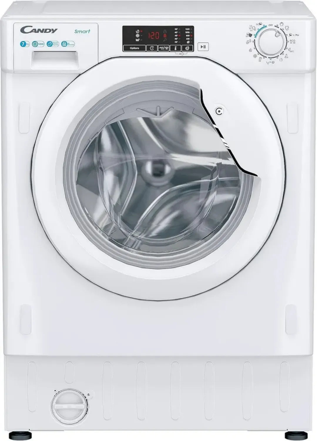 CANDY Lave-linge encastrable 7 kg, 1200 tr/min, modèle CBW 27 D1E-S