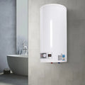 Chauffe-eau électrique 80L 2000W avec kit douche - Blanc - Température réglable 25-75°C pour cuisine et salle de bain