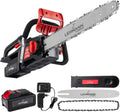Tronçonneuse Électrique 40V LEHMANN, 40 cm, 19 m/s, Lubrification Auto, Moteur Brushless, Batterie/Chargeur Inclus