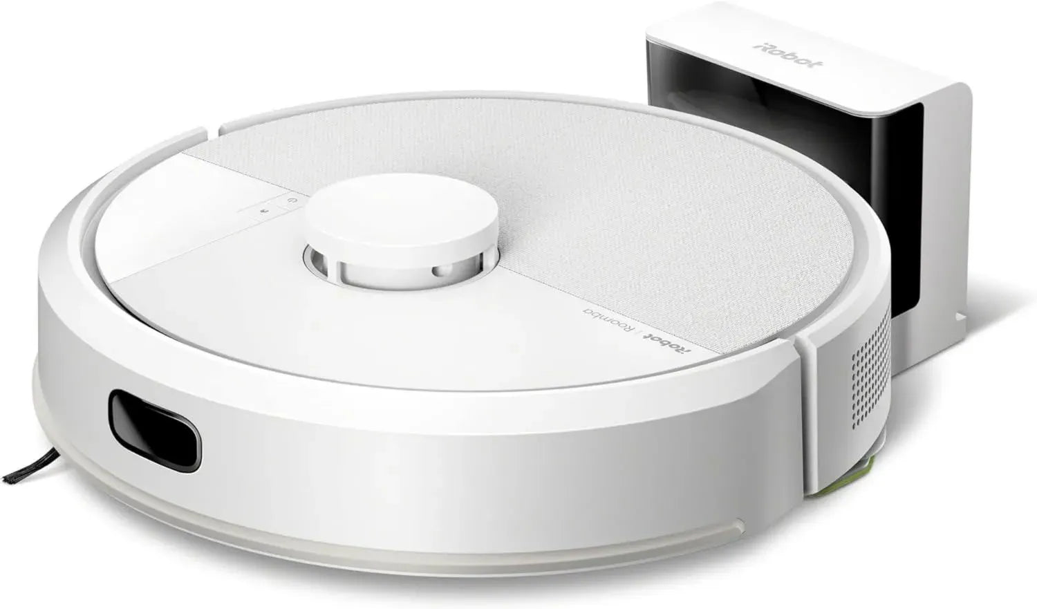 Aspirateur Robot 2-en-1 iRobot Roomba 105 Combo avec Navigation LiDAR, 4 Niveaux d'Aspiration et Détection des Tapis - Blanc