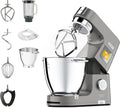 Robot Pâtissier Kenwood Titanium Chef XL, 1400W, Bol Intégré, Accessoires Complet, Couleur Argent