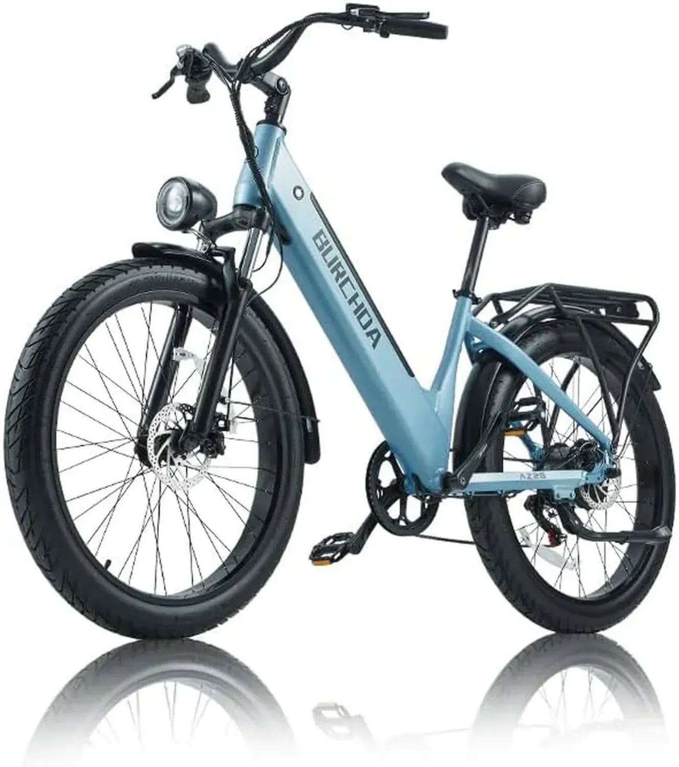VTT Électrique Adulte 26', 48V 18Ah, 7 Vitesses, Autonomie 60-90 km