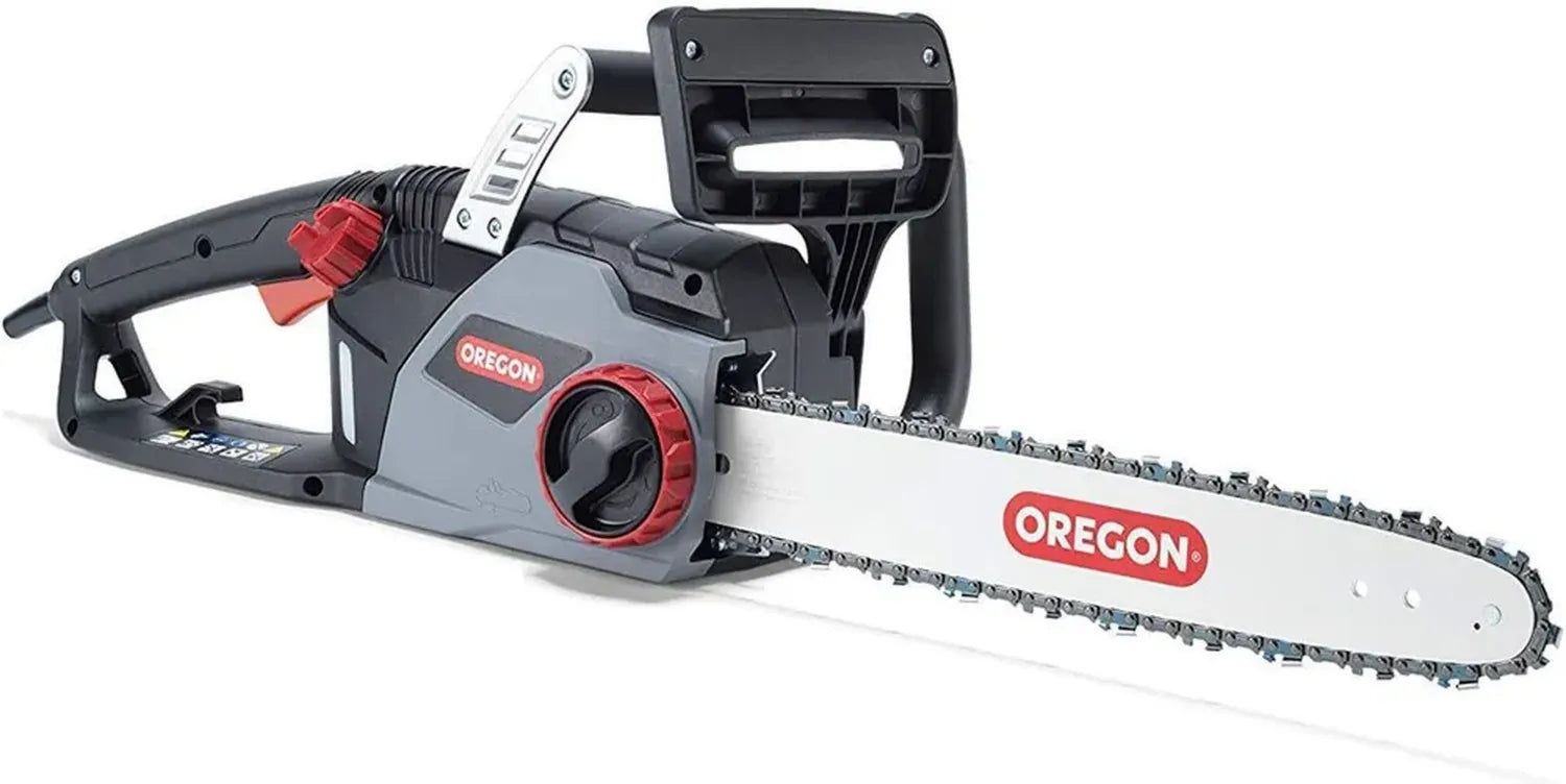 Tronçonneuse Électrique 2400W Oregon avec Guide 40 cm, Chaîne Anti-Rebond, Silencieuse et Légère, Lubrification Automatique – Garantie 3 Ans