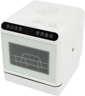 Lave-vaisselle compact de table, 1100 W, 52 dB, eau jusqu'à 72 °C, consommation 3 à 6 L, réservoir 6 L, avec LED